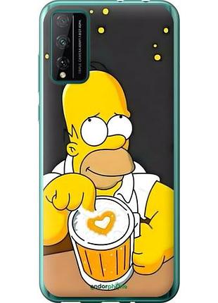 Чехол на huawei honor play 4t pro гомер пиво хуавей хонор плей 4т про
