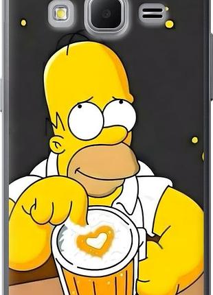 Чехол на samsung galaxy core prime g360h гомер пиво самсунг кор прайм г360х