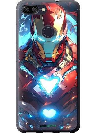 Чехол на asus zenfone max plus m1 zb570tl железный человек асус зенфон макс плюс м1 зетб570тл