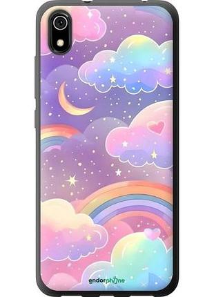 Чехол на xiaomi redmi 7a облака и радуга сяоми редми 7а