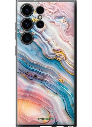 Чехол на samsung galaxy s23 ultra мрамор красивый самсунг с23 ультра