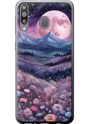 Чехол на samsung galaxy m30 ночь луна арт самсунг м30