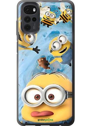 Чехол на motorola g22 миньоны моторола г22