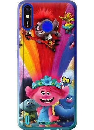 Чехол на tecno spark 4 lite троли