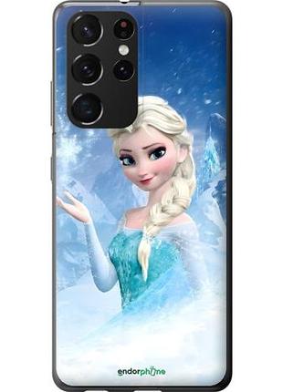 Чехол на samsung galaxy s21 ultra (5g) эльза самсунг с21 ультра (5г)