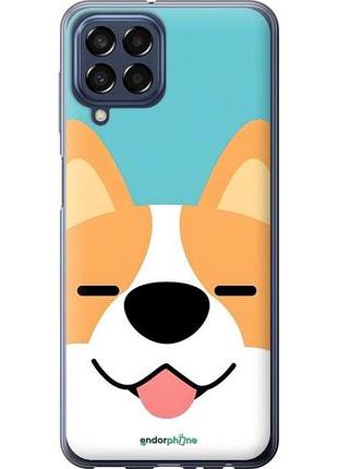 Чехол на samsung galaxy m33 m336b забавный корги самсунг м33 м336б