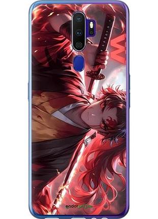 Чехол на oppo a9 2020 аниме самурай оппо а9 2020