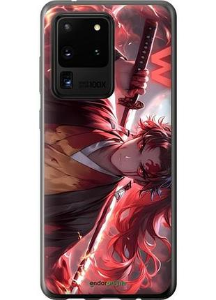 Чехол на samsung galaxy s20 ultra аниме самурай самсунг с20 ультра