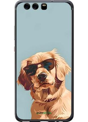 Чохол на huawei p10 пес в окулярах