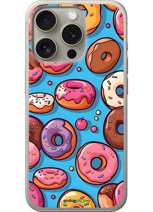 Чохол на iphone 15 pro пончики