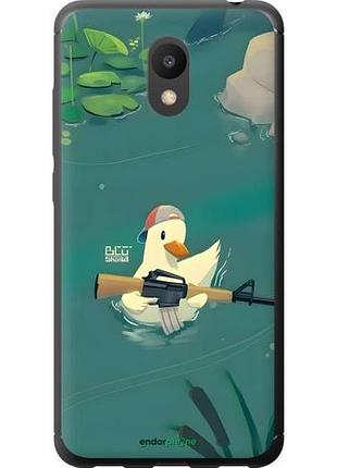 Чехол на meizu m6 уточка с автоматом мейзу м6