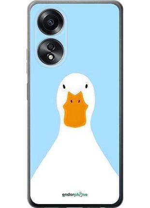 Чехол на oppo a58 4g гусь оппо а58 4г