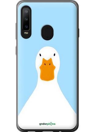 Чехол на samsung galaxy a8s гусь самсунг а8с