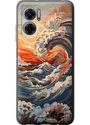 Чохол на xiaomi redmi note 11e арт хвилі