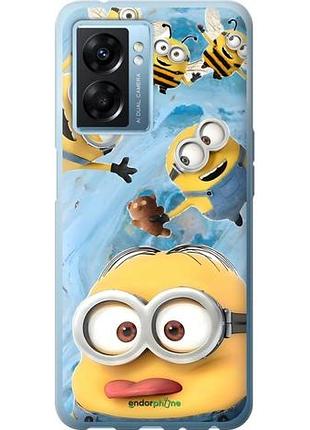 Чехол на oppo a77 5g миньоны