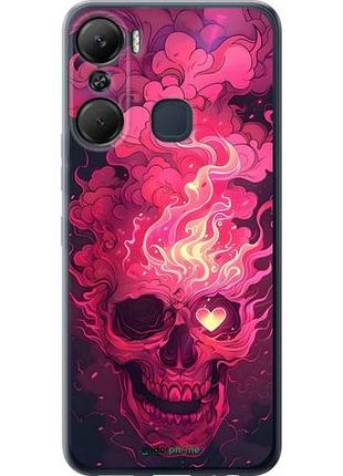 Чехол на infinix hot 12 pro череп арт инфикс хот 12 про