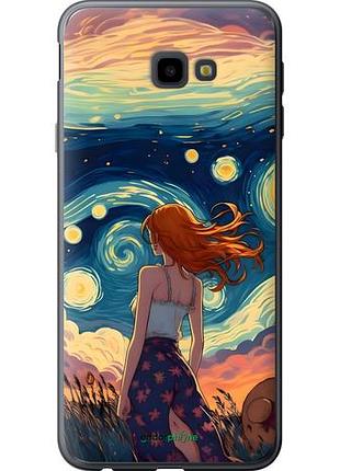Чохол на samsung galaxy j4 plus 2018 дівчина арт