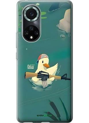 Чехол на huawei nova 9 pro уточка с автоматом хуавей нова 9 про