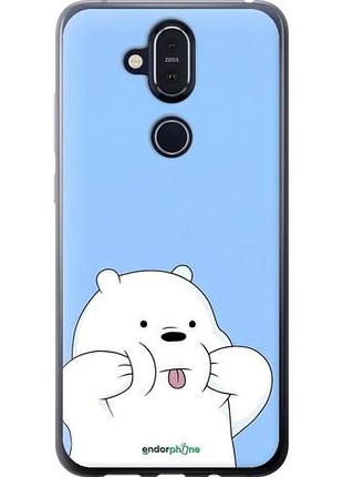 Чехол на nokia 8.1 милый мишка нокиа 8.1