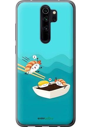 Чехол на xiaomi redmi note 8 pro суши сяоми редми ноут 8 про