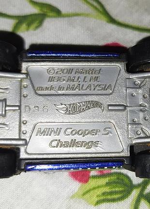 Модель мини купер, 2011 год, mattel 5