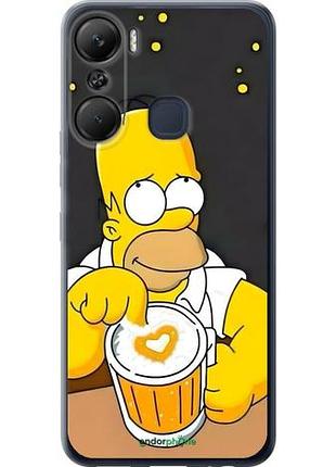 Чехол на infinix hot 12 pro гомер пиво инфикс хот 12 про