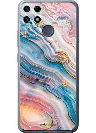 Чехол на realme c25s мрамор красивый риалми с25с