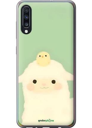 Чехол на samsung galaxy a70 2019 a705f барашек и ципленок самсунг а70 2019 а705ф