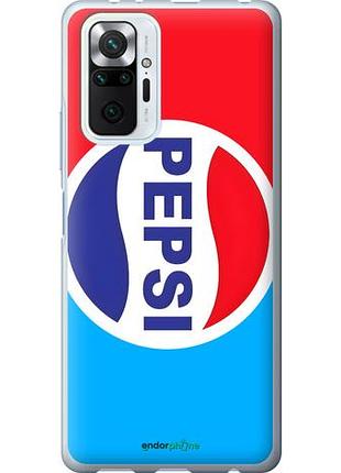 Чехол на xiaomi redmi note 10 pro пепси сяоми редми ноут 10 про