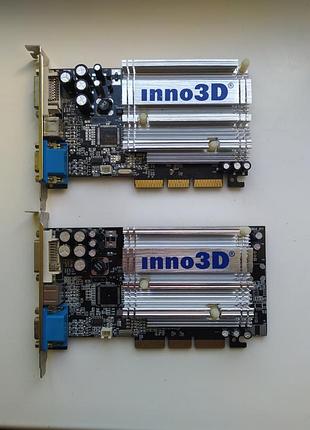 Видеокарта inno3d fx5200-8x w/128mb crt dvi tv agp