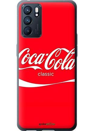 Чехол на oppo reno6 5g кока кола оппо рено6 5г