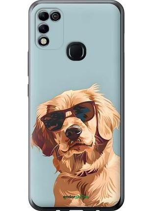 Чохол на infinix hot 11 play пес в окулярах