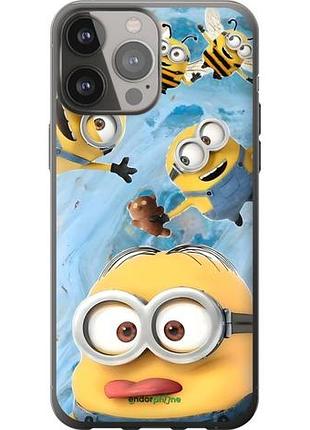 Чехол на iphone 13 pro max миньоны айфон 13 про макс