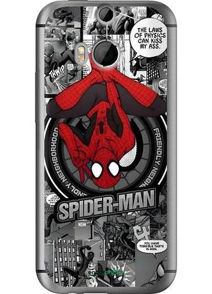 Чехол на htc one m8 человек паук, spiderman хтс ван м8