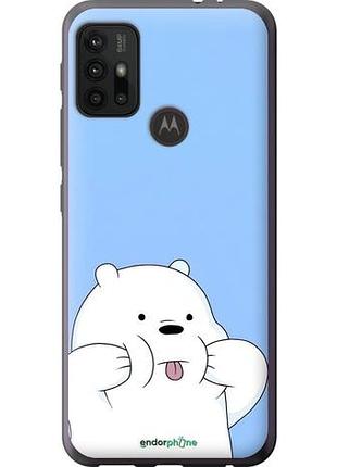 Чехол на motorola moto g10 милый мишка моторола мото г10