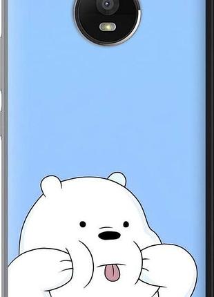 Чехол на motorola moto e4 plus милый мишка моторола мото е4 плюс
