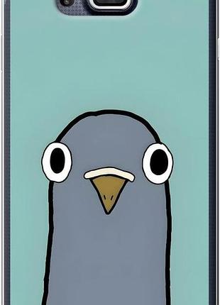 Чехол на samsung galaxy alpha g850f голубь самсунг альфа г850ф