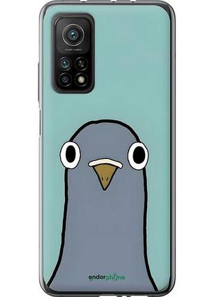 Чехол на xiaomi mi 10t pro голубь сяоми ми 10т про