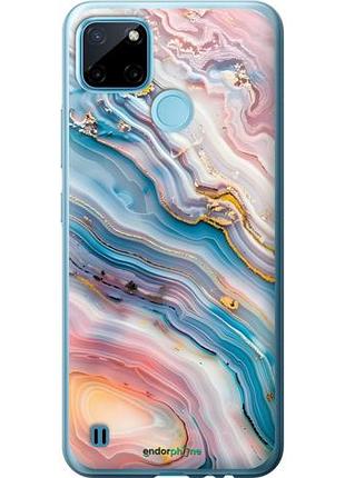 Чохол на realme c25y мармур красивий