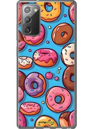 Чохол на samsung galaxy note 20 пончики
