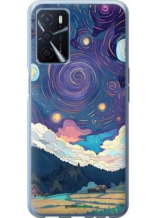 Чехол на oppo a16 креатинвый арт оппо а16