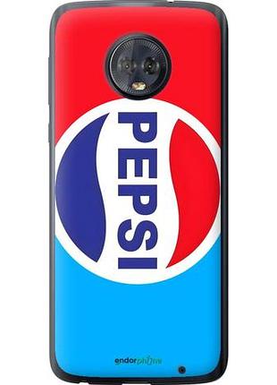 Чехол на motorola moto g6 plus пепси моторола мото г6 плюс