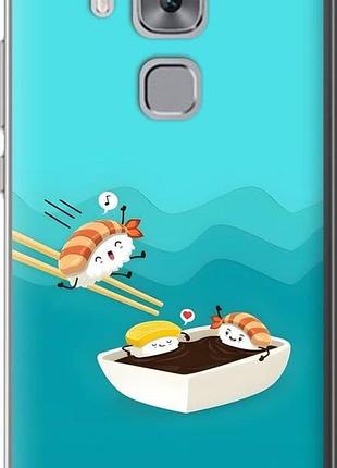 Чехол на huawei nova plus суши