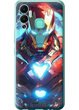 Чехол на infinix hot 12 play железный человек инфикс хот 12 плей