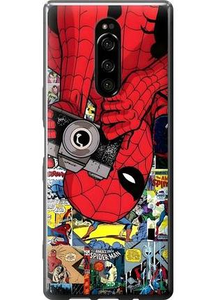 Чехол на sony xperia xz4 человек паук, spiderman 2 сони эксперия хзет4 2