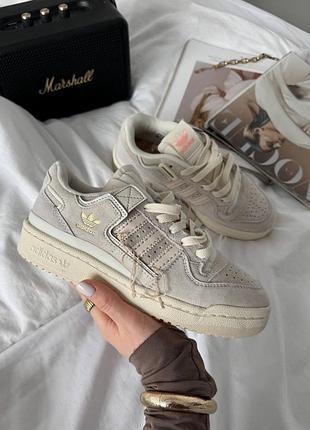 Кросівки adidas forum beige