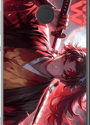 Чехол на sony xperia xa2 h4113 аниме самурай сони эксперия ха2 х4113