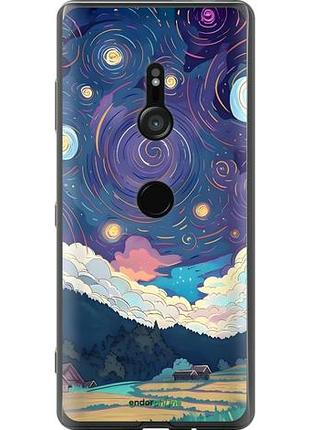 Чехол на sony xperia xz3 h9436 креатинвый арт сони эксперия хз3 х9436