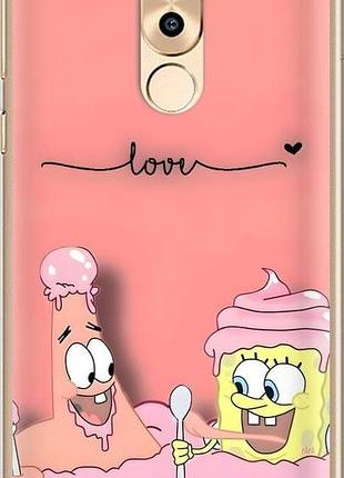 Чехол на huawei honor 6x спанч боб, sponge bob хуавей хонор 6х