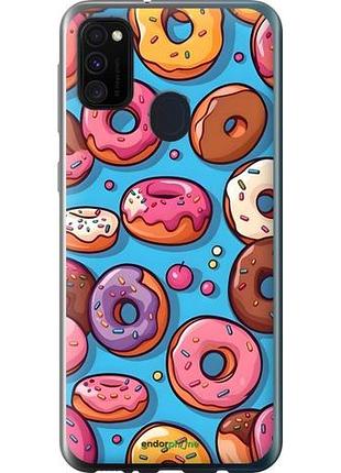 Чехол на samsung galaxy m21 m215f пончики самсунг м21 м215ф